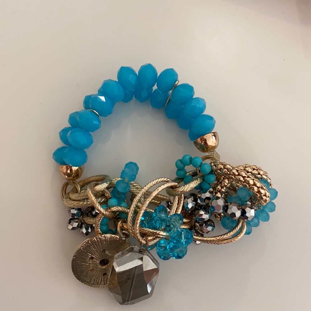 Turquoise Bracelet with charms